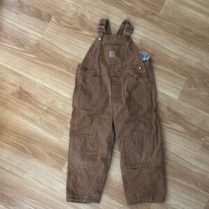 Carhartt Flannel Lined Overalls Sz 3t